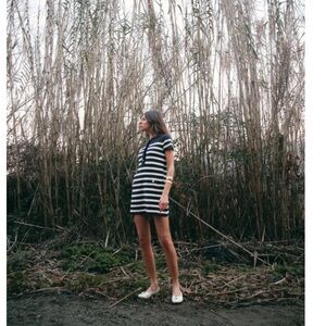 Zara Striped Knit Mini Dress